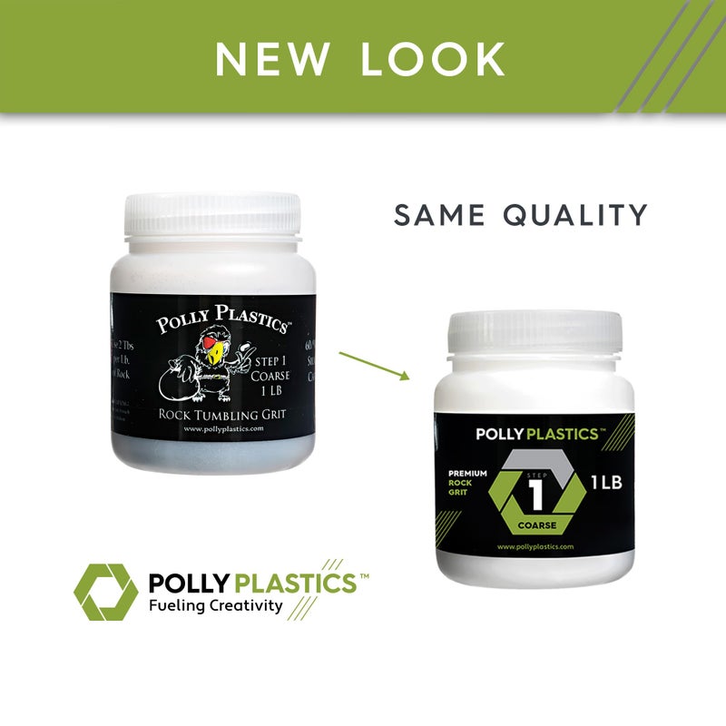 Polly Plastics Rock Tumbler Grit and Polish Refill & Ceramic Tumbling Filler Media - Silicone Carbide Polisher Grit - Rock Polish Supplies & Accessories - Image 5